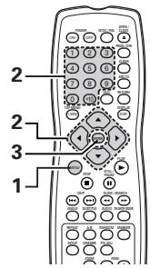 DENON A11 - Anwendung des DVD-Menus - 1
