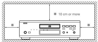 DENON A11 - CAUTIONS ON INSTALLATION - 1