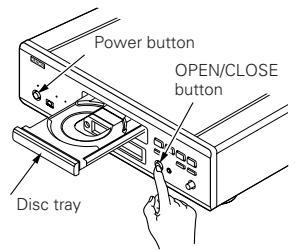 DENON A11 - Opening and Closing the Disc Tray - 1