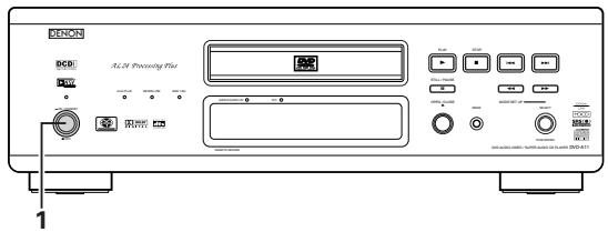 DENON A11 - CHANGING THE DEFAULT SETTINGS - 1