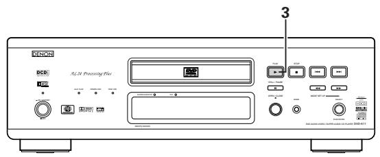 DENON A11 - PLAYING TRACKS IN THE DESIRED ORDER - 1