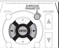 DENON AVR-391 - Pulse SURROUND PARAMETER y, a continuación, pulse ENTER. - 1