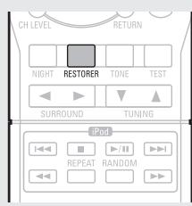 DENON AVR-391 - Pulse RESTORER para seleccionar "ON" u "OFF". - 2