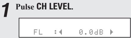 DENON AVR-391 - Ajuste del volumen de los altavoces - 1