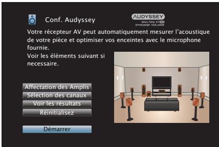 DENON AVR-X6200W, AVR-X6300H, AVRX6200W - Procedure pour les réglages des enceintes (Conf. Audyssey®) - 4