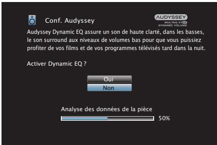 DENON AVR-X6200W, AVR-X6300H, AVRX6200W - Effectuez le paramétrage de Audyssey Dynamic EQ® et Audyssey Dynamic Volume®. - 1