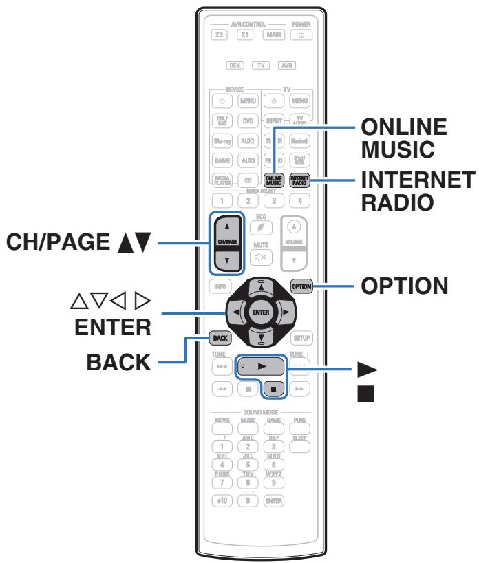 DENON AVR-X6200W, AVR-X6300H, AVRX6200W - Écoute de Radio Internet - 1