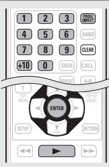 DENON DBP-1611UD - Enter the track numbers you want to program on the program setting screen. - 2