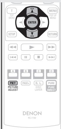 DENON DBP-1611UD - To finalize picture adjustments - 2