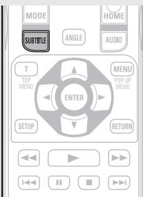 DENON DBP-2012UD - Appuyez sur SUBTITLE pendant la lecture. - 2