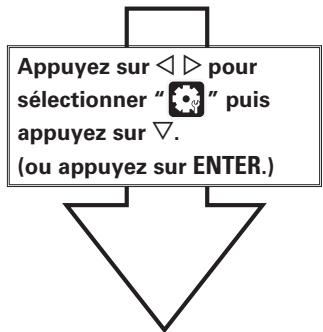 DENON DBP-2012UD - Écran de sélection du menu (menu initial) - 2