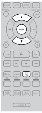 DENON DBP-A100 - Untertitel und Untertitel-Stiländern - 2