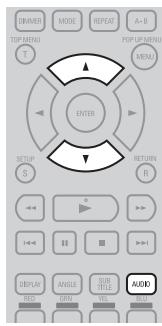 DENON DBP-A100 - Audio umschalten (alle Medien außer BD) - 2