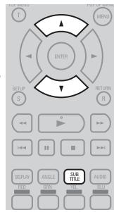 DENON DBP-A100 - Untertitel und Untertitel-Stiländern - 7