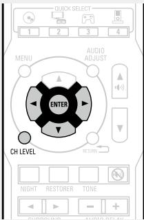 DENON DHT-1312BA - Réglage du volume d'un groupe d'enceintes (fonction fader) - 2