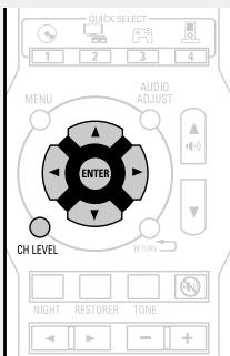 DENON DHT-1312BA - Réglage du volume des différentes enceintes - 2