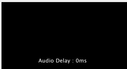 DENON DHT-1312BA - Utilisez audio delay +, - pour sélectionner la valeur à définir. - 1