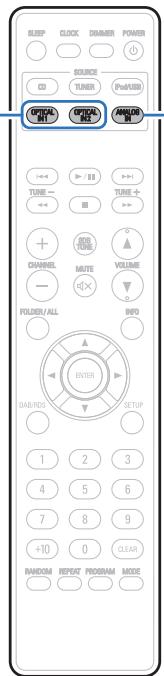 DENON DM40 - OPTICAL IN1 OPTICAL IN2 - 1