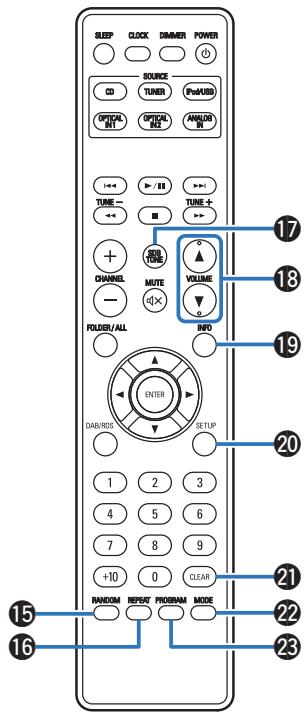DENON DM40 - Télécommande - 3