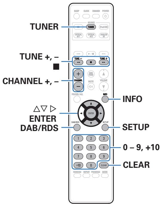 DENON DM40 - Écoute d'émissions DAB/FM - 1