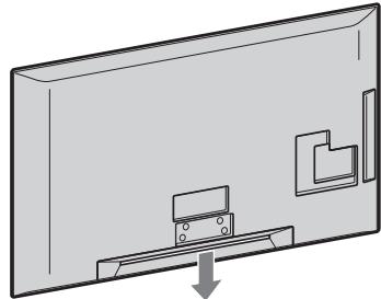 SONY BRAVIA RM-ED016 - 1: Fixation du pied (Excepté pour le modele 52 pouces) - 1