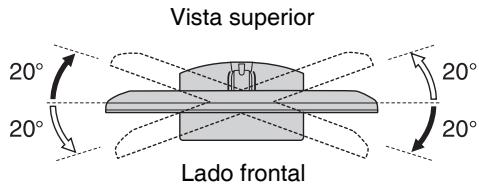 SONY BRAVIA RM-ED016 - Ajuste el ángulo hacía la izquierda y la derecha (gire el televator) - 1