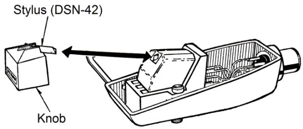 DENON DP-30L(S) - REPLACEMENT OF STYLUS - 1
