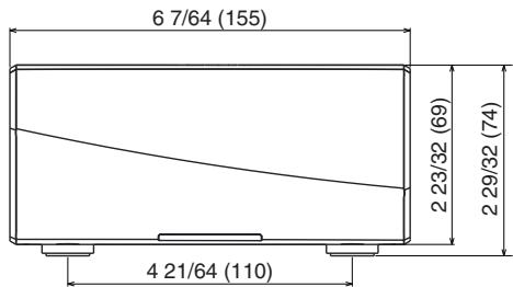 DENON HEOS LINK S2 - Dimensions (Unité: po. (mm)) - 3