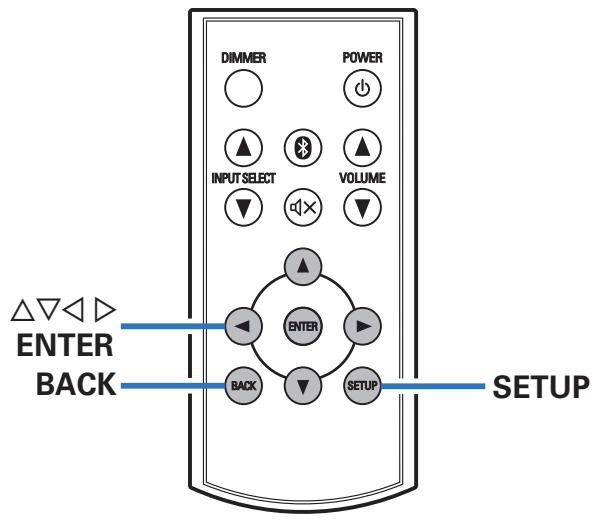DENON PMA-50 - Plan du menu - 1