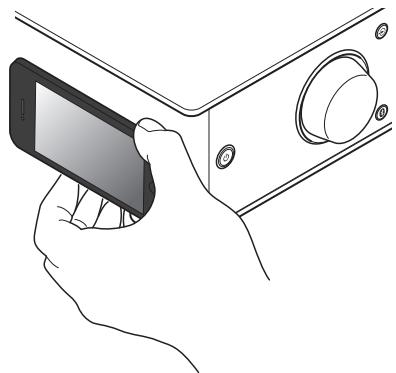 DENON PMA-50 - Touchez sur cet apparéil avec l'antenne NFC du périphérique Bluetooth. - 1