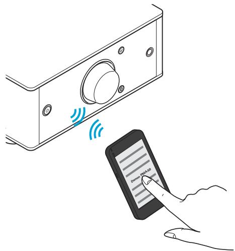 DENON PMA-50 - Sélectionnez “Denon PMA-50” à partir de la liste des périhériques affichée sur l'écran du périhérique Bluetooth. - 1