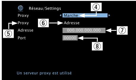 DENON RC 1167 - Paramètres proxy - 3
