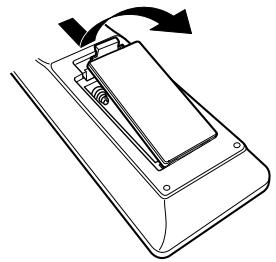 DENON RC 1167 - Insertion des piles - 1