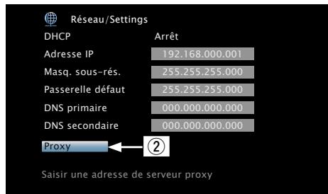 DENON RC 1167 - Paramètres proxy - 2