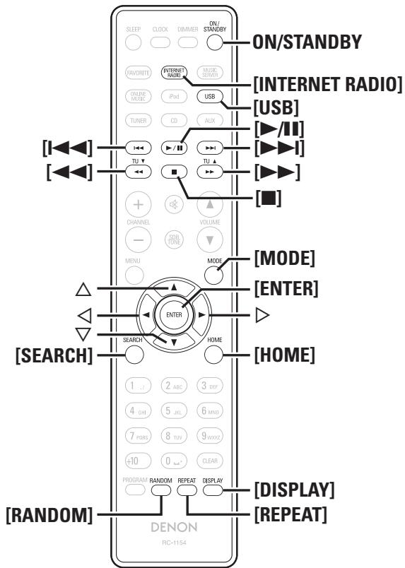 DENON RCD-N7E2 - Symboles utilisés pour indiquer les touches dans ce manuel - 2