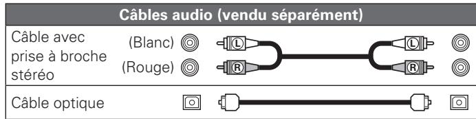 DENON RCD-N7E2 - Câbles utilisés pour les connexions - 1