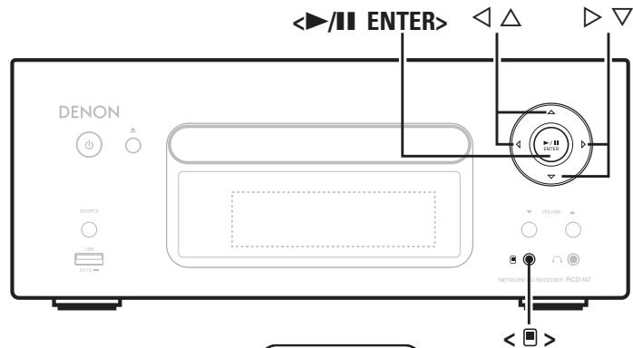 DENON RCD-N7E2 - Symboles utilisés pour indiquer les touches dans ce manuel - 1