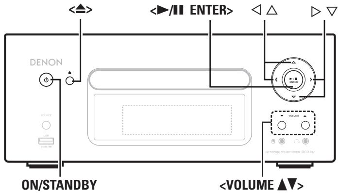 DENON RCD-N7E2 - Symboles utilisés pour indiquer les touches dans ce manuel - 1