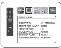 DENON 1930 - Selection HDMI (Default: YCbCr) - 1