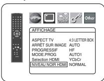 DENON 1930 - NIVEAU NOIRE HDMI (Default: NORMAL) - 1