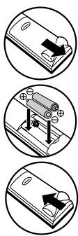 DENON 1930 - Mise en place des piles - 1