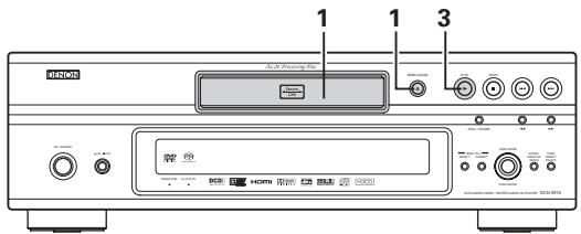 DENON 3910 - Lecture d/images fixes mémorisées sur des CD-R/RW - 1
