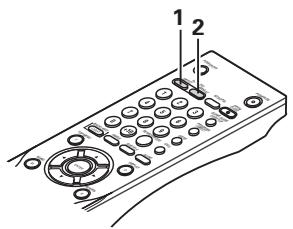 DENON 3910 - * Pour quitter le mode de réglage d'image - 2