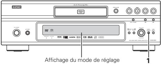 DENON 3910 - * Pour quitter le mode de réglage d'image - 1