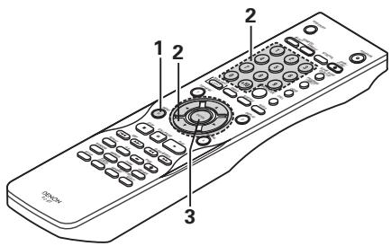 DENON 3910 - Utilisation du menu DVD - 1