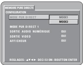 DENON 3910 - UTILISATION DU MODE PURE DIRECT - 4