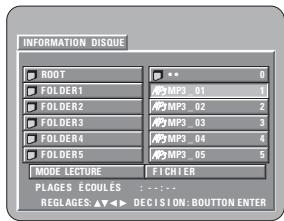 DENON 3910 - * Pour returner à l'écran initial d'informations sur le disque - 2
