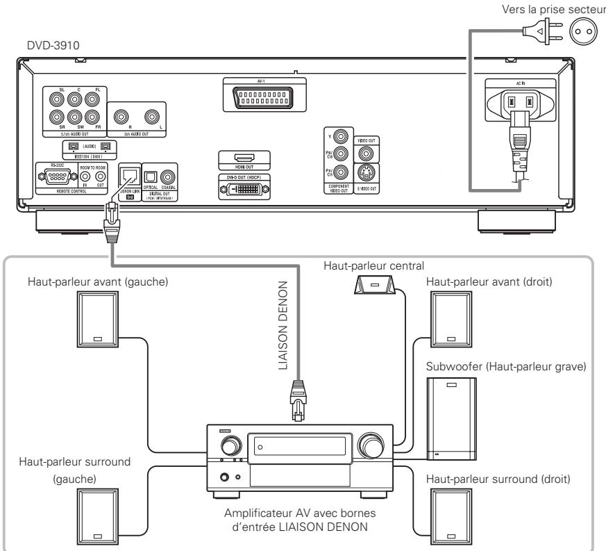 DENON 3910 - Connexions LIAISON DENON - 1