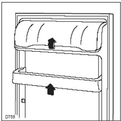 ZANUSSI ZBA 6160 A - Balconnets de la contre-porte - 1