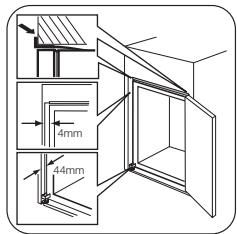 ZANUSSI ZBA7230A - Aufstellung des Geräts - 3